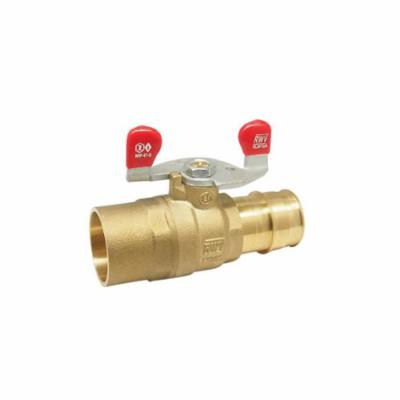 5017ABW - 1 Ball Valve - Brass - Barb x Solder