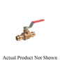 RWV® 5020ABX 4 2-Piece Standard Ball Valve With Handle, 4 in Nominal, Dual Female EzPress End Style, Bronze Body, Full Port, PTFE Softgoods