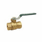 RWV® 5592AB 3 2-Piece Ball Valve With Handle, 3 in Nominal, Thread End Style, Brass Body, Full Port, PTFE/FKM Softgoods