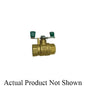 RWV® 5592ABW 1 2-Piece Ball Valve With Handle, 1 in Nominal, Thread End Style, Brass Body, Full Port, PTFE/FKM Softgoods