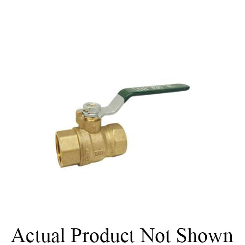 RWV® 5592F 3 2-Piece Standard Ball Valve With Handle, 3 in Nominal, Thread End Style, Brass Body, Full Port, PTFE/FKM Softgoods