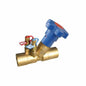 RWV® 9519AB 3/4 Hydronic Balancing Valve, 3/4 in Nominal, Solder End Style, 5.15 gpm Flow Rate, DZR Brass Body, Import