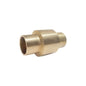 RWV® 233AB 2 In-Line Check Valve, 2 in Nominal, Solder End Style, 200 lb WOG, Forged Brass Body