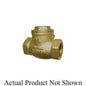 4 Standard Horizontal T-Pattern Swing Check Valve - Brass