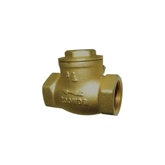 246AB - 3/4 Horizontal T-Pattern Swing Check Valve - Thread