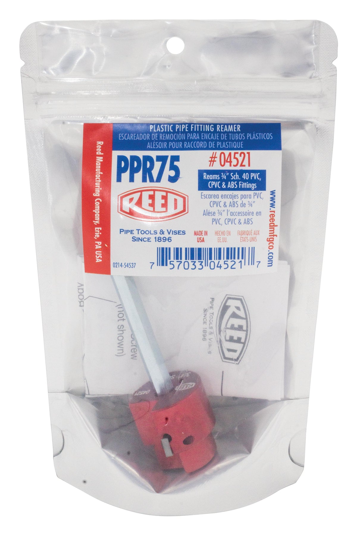 Pipe Fitting Reamer - 3/4"