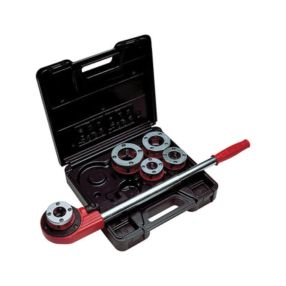 Enclosed Ratchet Threader Set - 1/2 to 1"