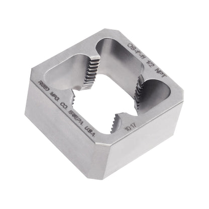 Solid Block Die - 3/8" NPT Thread - Tool Steel