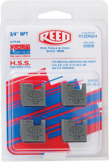 R12+ - Segmental Die - 3/4" NPT Thread - HSS