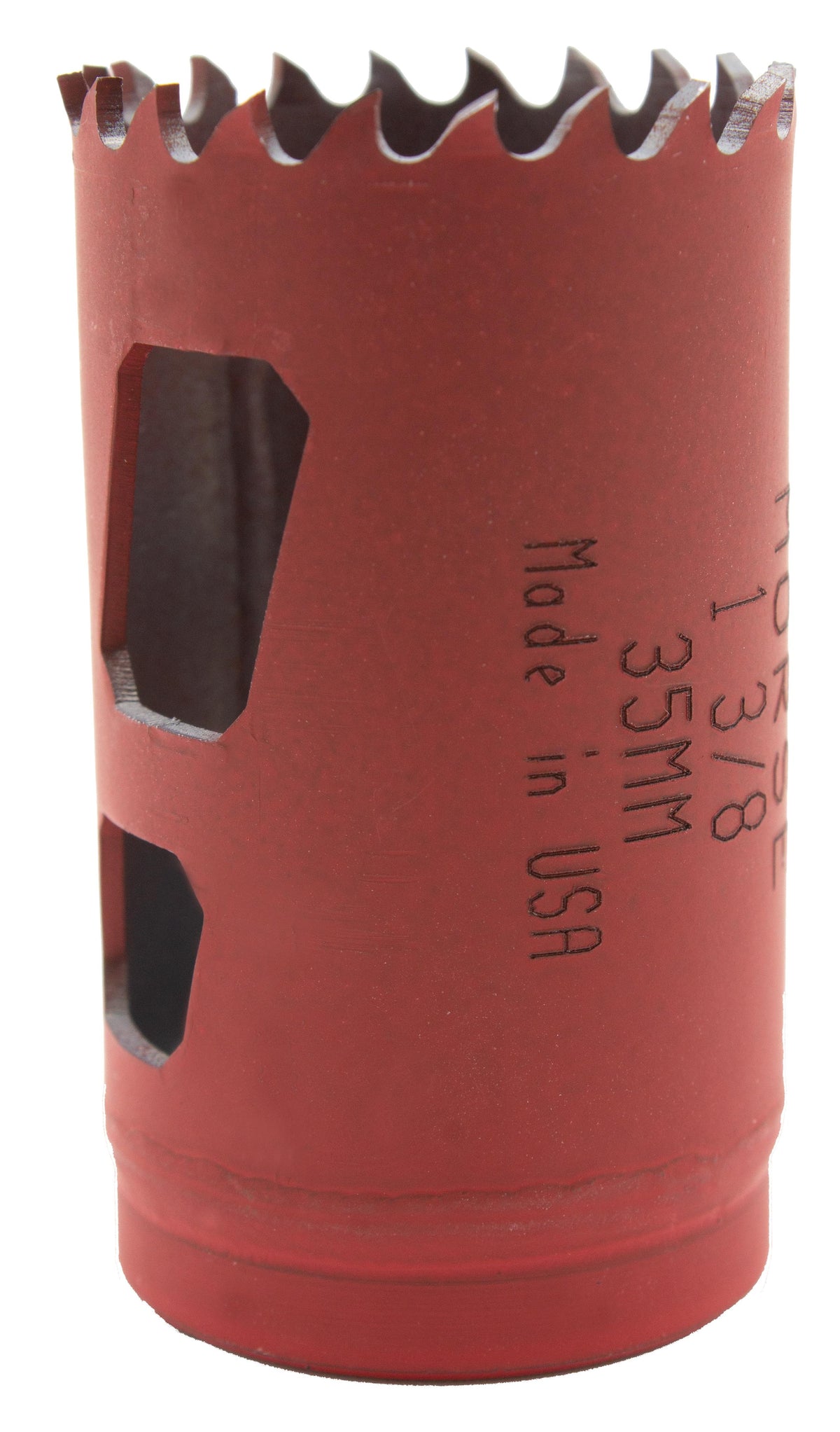 Reed 43503 Hole Saw, 1-3/8 in Dia, 1-1/2 in D Cutting, Hardened Steel Cutting Edge