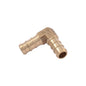 Sharkbite® UC246LF 90 deg Elbow, 3/8 in Nominal, PEX Barb End Style, Brass, Import