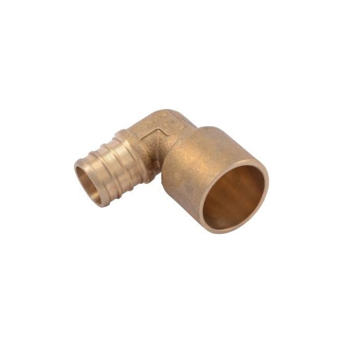 Sharkbite® UC626LF Adapter Elbow, 3/4 in Nominal, Female C x PEX End Style, Brass, Import