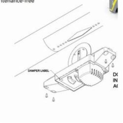 Automatic Slip-in Damper - 6" Dia - Steel