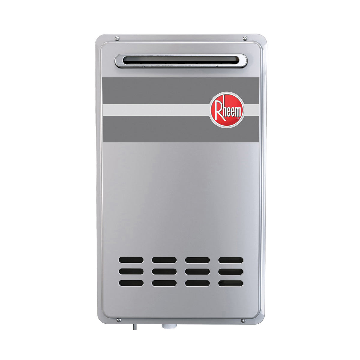 Rheem® RTG-84XLN-1 Medium Efficiency Tankless Gas Water Heater With EcoNet™ Technology, Natural Gas, 180000 Btu/hr Heating, Outdoor, 8.4 gpm, 0.82 Energy Factor, Residential