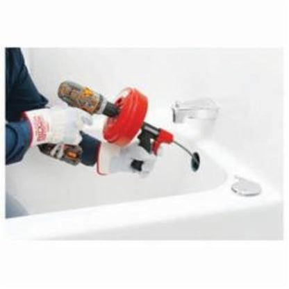 RIDGID® 41408 Hand Spinner With Straight Auger, 1/2 to 1-1/2 in Drain Line, Kink Resistant Cable, 1/4 in Dia x 25 ft L Cable