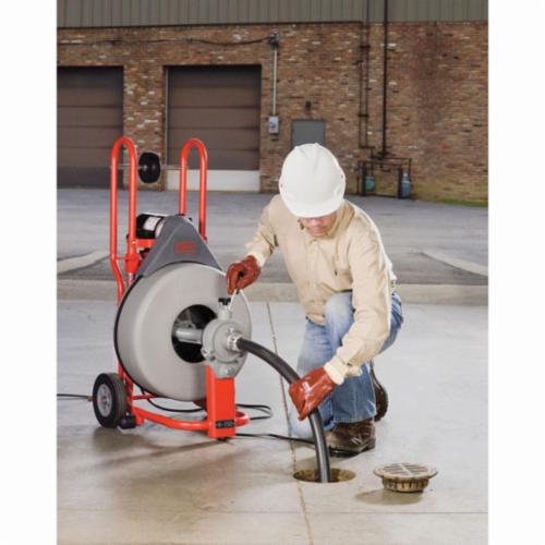 RIDGID® 51402 K-750 Drum Drain Cleaning Machine Kit, 3 to 6 in Drain Line, 150 ft Max Run, 1/2 hp, 115 VAC