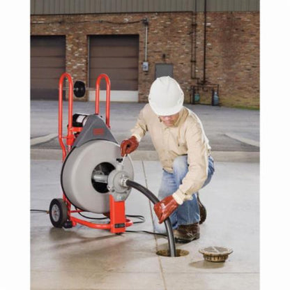 RIDGID® 51402 K-750 Drum Drain Cleaning Machine Kit, 3 to 6 in Drain Line, 150 ft Max Run, 1/2 hp, 115 VAC