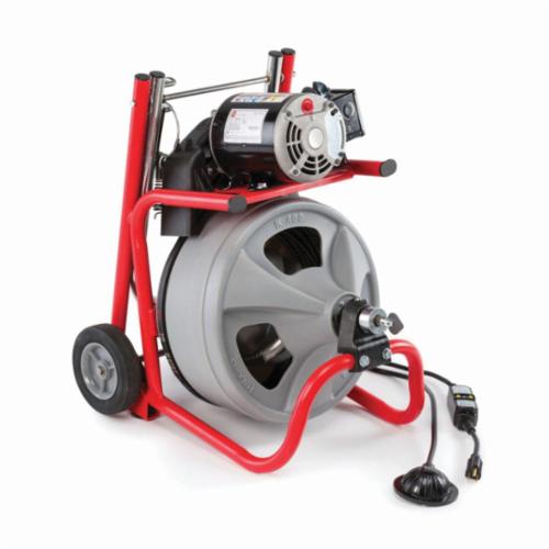 RIDGID® 26998 K-400 Drum Drain Cleaning Machine Kit, 3 to 4 in Drain Line, 1/3 hp, 115 VAC