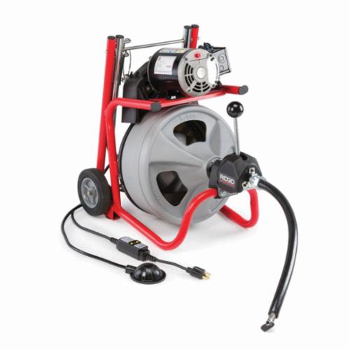 RIDGID® 26998 K-400 Drum Drain Cleaning Machine Kit, 3 to 4 in Drain Line, 1/3 hp, 115 VAC