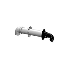 Rinnai® 223187 Horizontal Termination Diverter Kit, For Use With: Ubbink™ High-Efficiency Non-Condensing Water Heater, 21 in, Aluminum Inner Exhaust/Plastic Outer Exhaust, Import