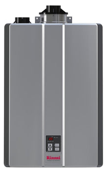 Rinnai® RSC199iN RSC Tankless Water Heater, Natural Gas Fuel, 15000 to 199000 Btu/hr Heating, Indoor/Outdoor: Indoor, Condensing, 11 gpm Flow Rate, 0.95, Residential
