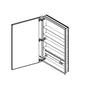 M Series - Flat Top Non-Electric Medicine Cabinet - Aluminum
