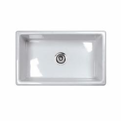 Shaws Classic - 30" Modern Kitchen Sink - White - Undermount