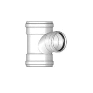 Westlake Pipe and Fittings G157-4, Tee, G Series, 6 x 6 x 4 in nominal, Gasket Joint end style, SDR 35, PVC, Domestic