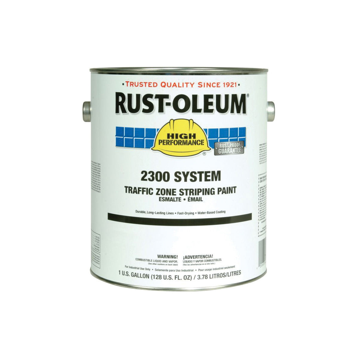 System 1-Component Water Base Traffic Zone - Striping Paint