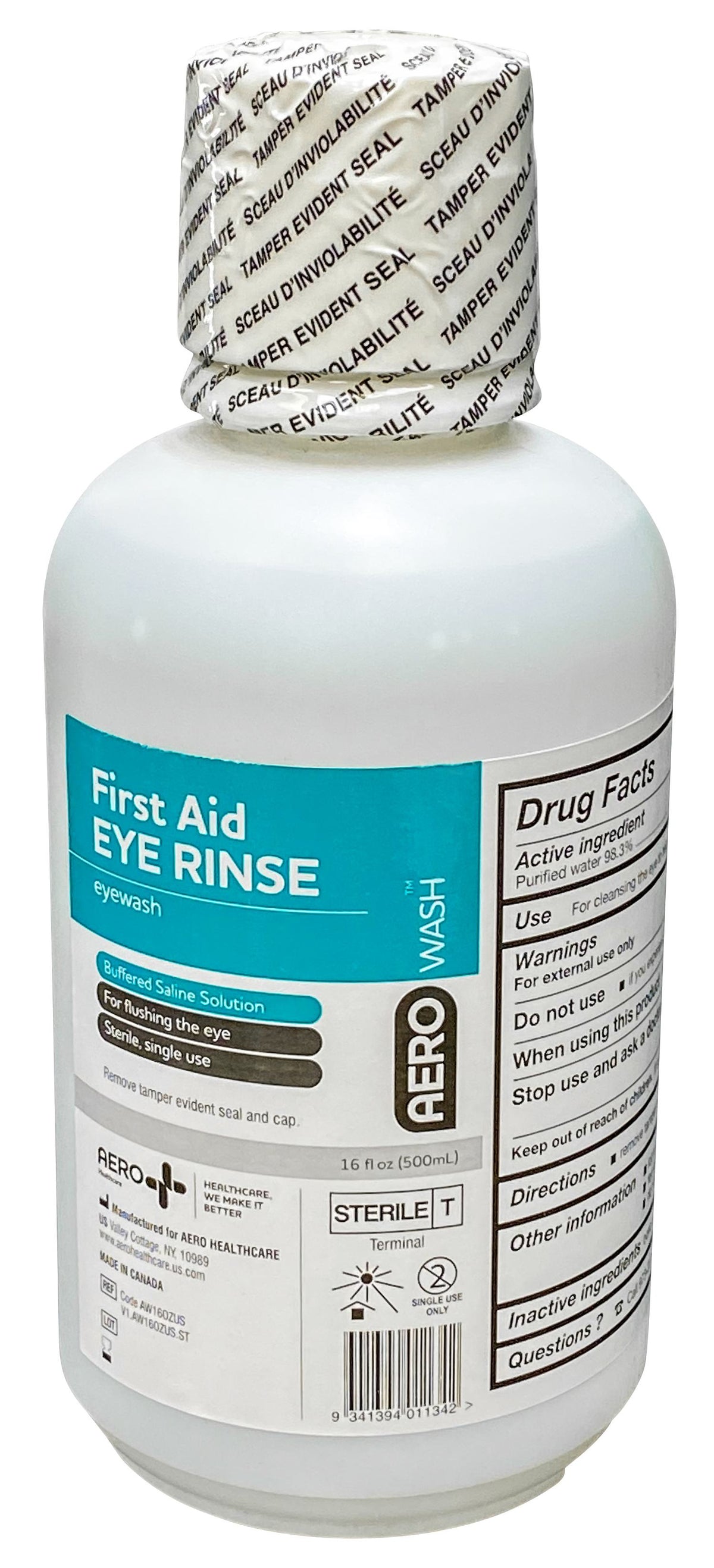 Eyewash Bottle - 16 oz Bottle
