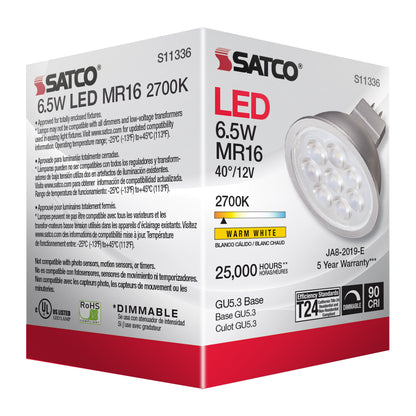 Forward/Reverse Phase Dimmable LED Lamp - 12 V - 6.5 W