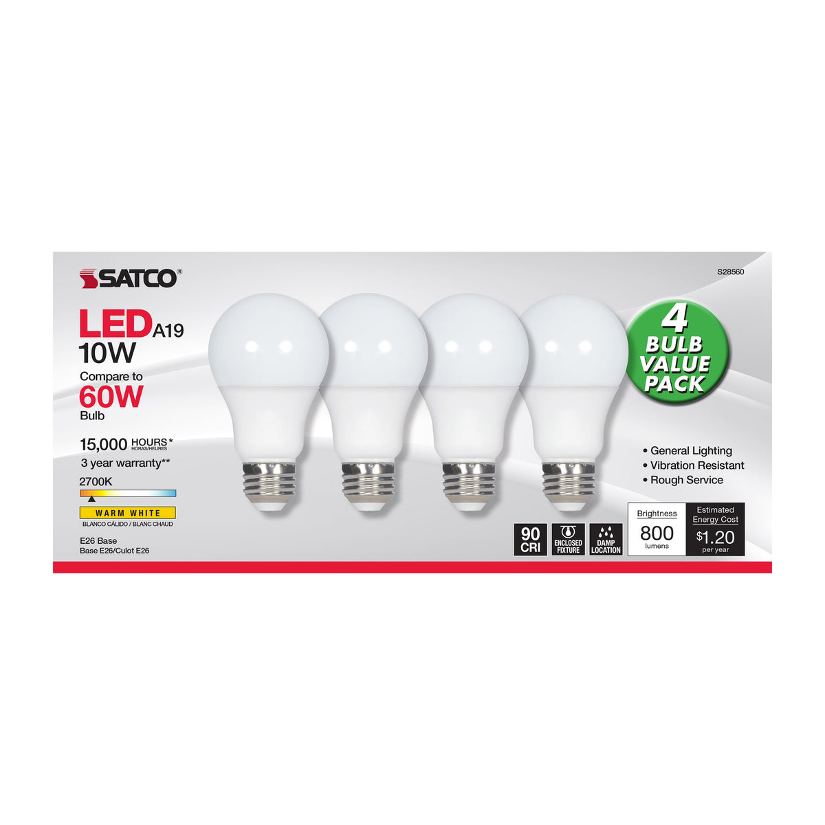 LED Lamp - 120 V - 10 W