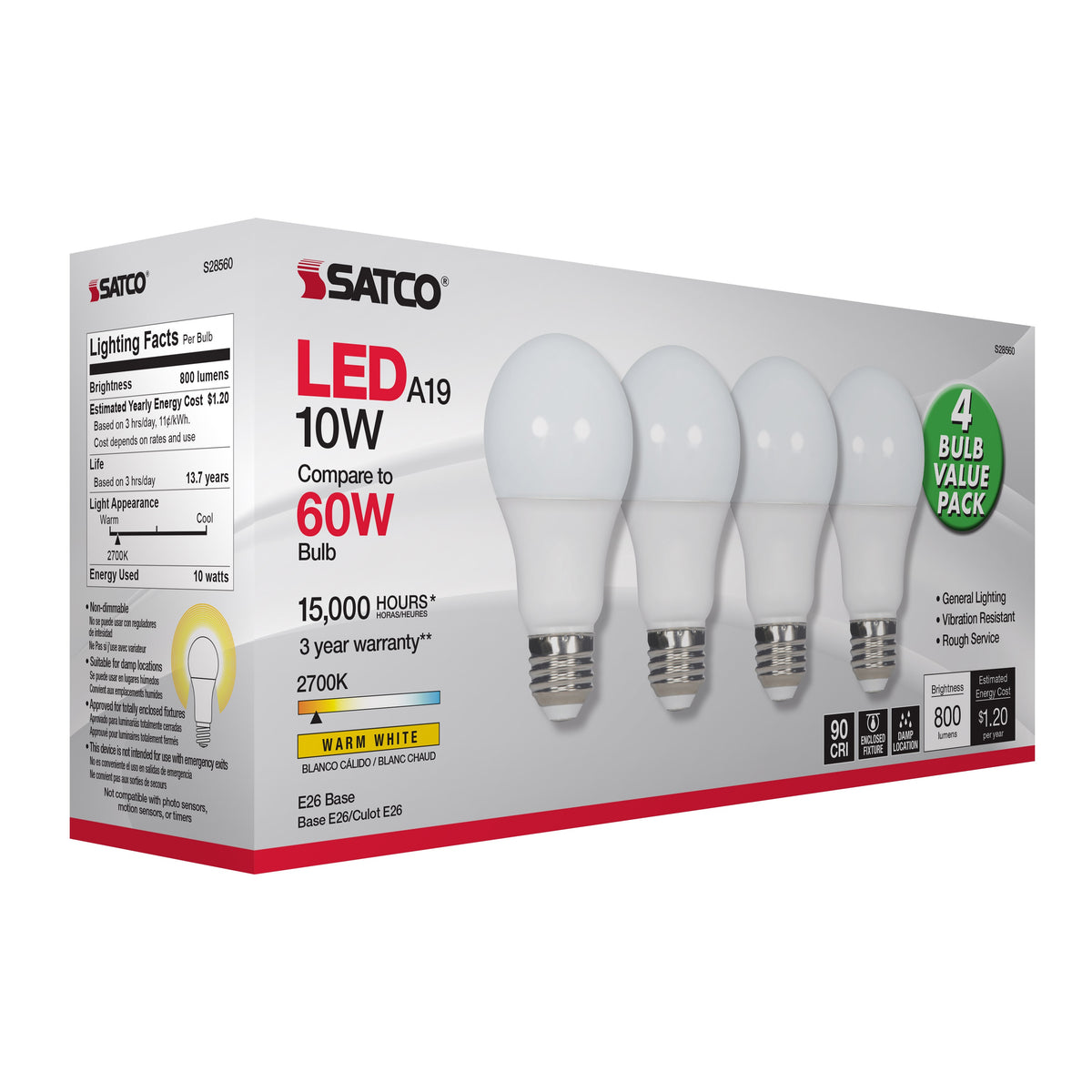 LED Lamp - 120 V - 10 W