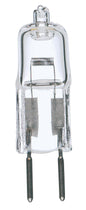 SATCO® S3121 Dimmable Halogen Lamp, 50 W, GY6.35 Lamp, T4 Shape, 900 Lumens Initial