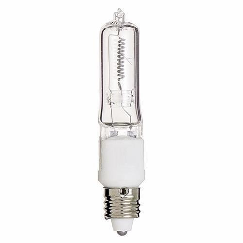 SATCO® S3157 Dimmable Single Ended Halogen Lamp, 75 W, E11 Lamp Base, T4 Shape, 120 V AC