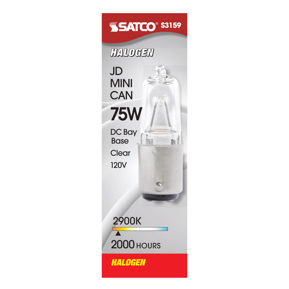 Dimmable Single Ended Halogen Lamp - BA15D Lamp Base