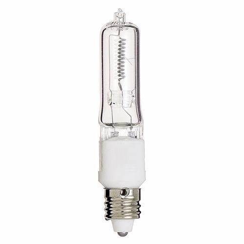 SATCO® S3198 Dimmable Single Ended Halogen Lamp, 50 W, E11 Lamp Base, T4 Shape, 130 V AC