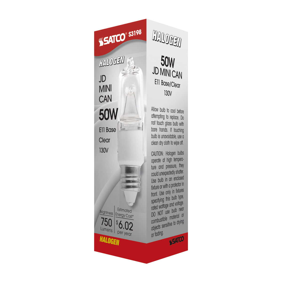 Dimmable Single Ended Halogen Lamp - 130 V AC - 50 W
