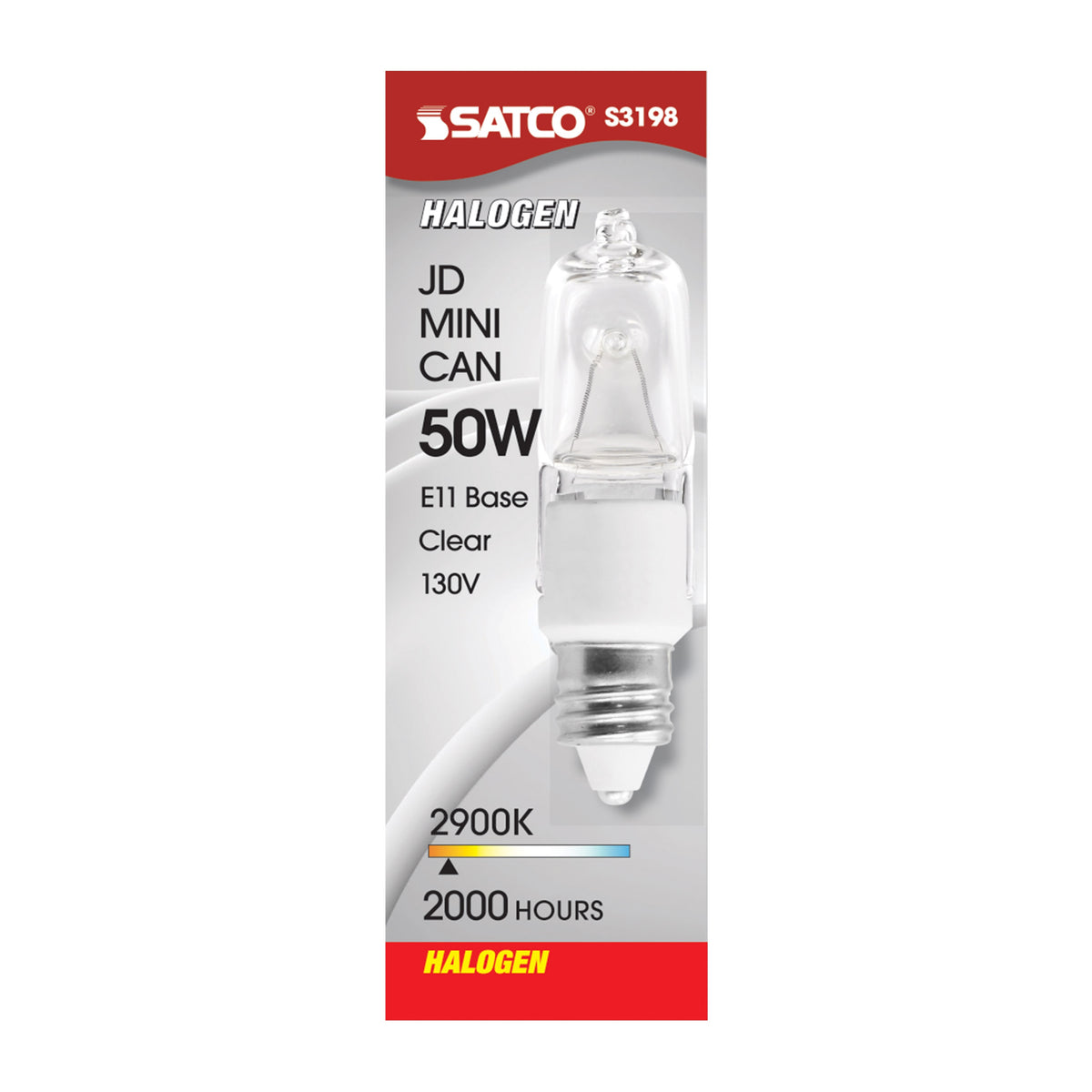 Dimmable Single Ended Halogen Lamp - 130 V AC - 50 W