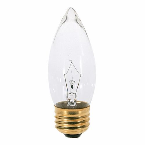 SATCO® S3232 Decorative Dimmable Incandescent Lamp, 40 W, E26 Incandescent Lamp, B11 Shape, 370 Lumens Initial