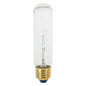 SATCO® S3250 Dimmable Tubular Incandescent Lamp, 25 W, E26 Incandescent Lamp, T10 Shape, 200 Lumens Initial