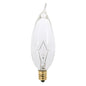 SATCO® S3274 Decorative Dimmable Incandescent Lamp, 25 W, E12 Incandescent Lamp, CA8 Shape, 210 Lumens Initial