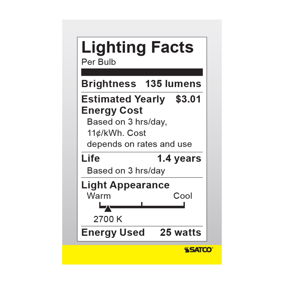 Dimmable General Service Reflective Lamp - 25 W