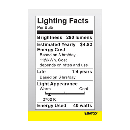 Dimmable Shatter Proof Incandescent Reflective Lamp - S3604