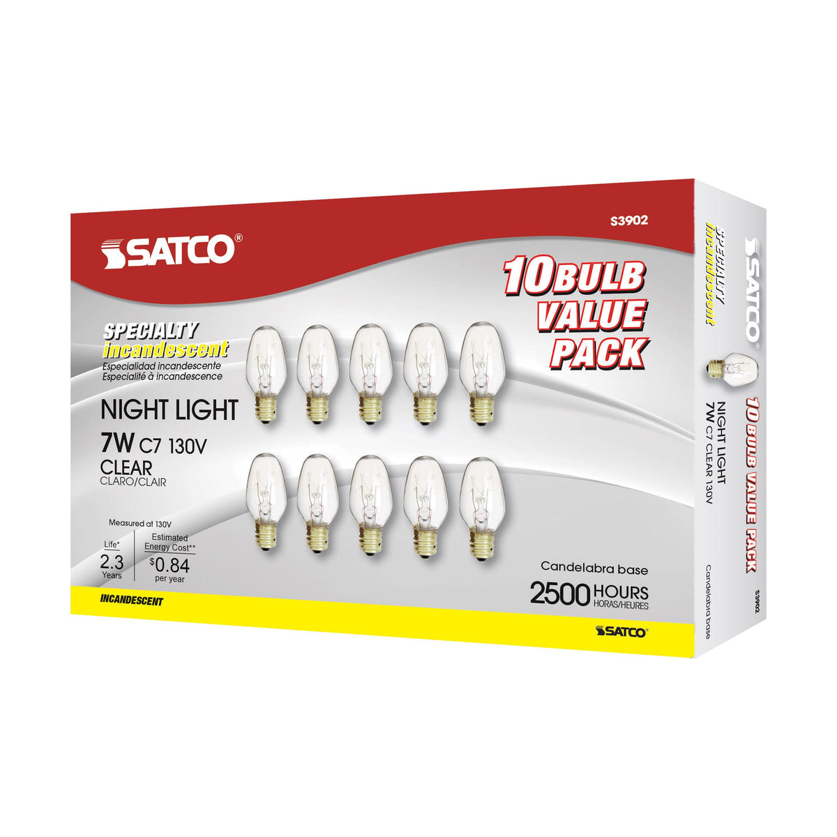 Dimmable Night and Holiday Light Incandescent Lamp - S3902