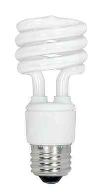 SATCO® S6237 Ultra Compact Fluorescent Lamp, 13 W, E26 Lamp, T2 Mini Spiral Shape, 880 Lumens Initial