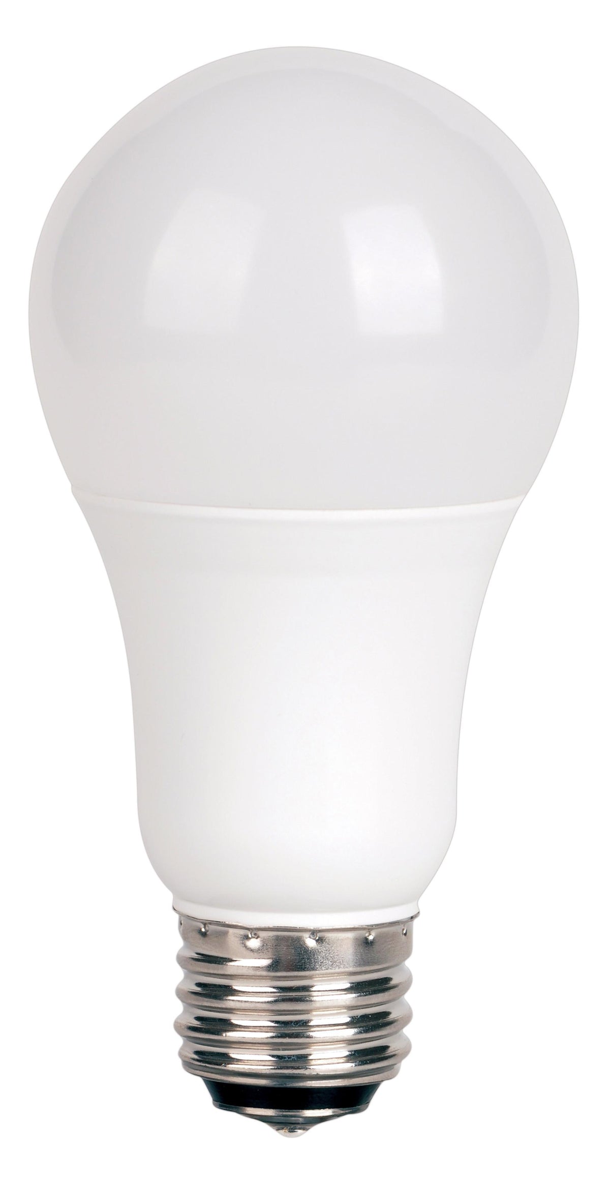 SATCO® S8571 3-Way Non-Dimmable Type A LED Lamp, 3/9/12 W, 30/70/100 W Incandescent Equivalent, E26 Lamp, A19 Shape, 1050 Lumens
