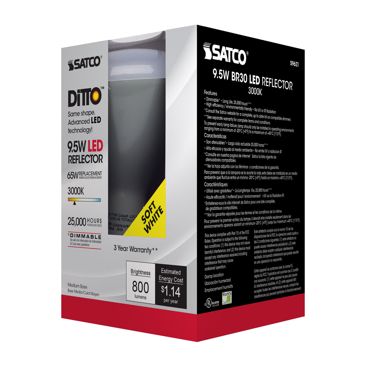 Ditto - LED Reflective Lamp - 120 V AC - 9.5 W