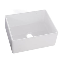 FIRECLAY SNGL U/MNT 25X19X10