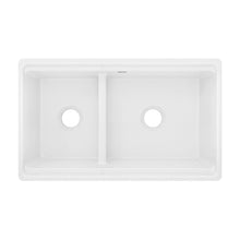 FIRECLAY DBL U/MNT 33X20X10